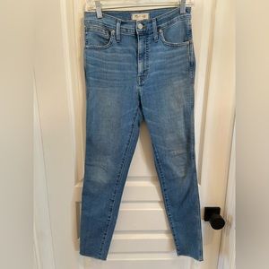 Madewell 10” High Rise Skinny Jean - Size 27